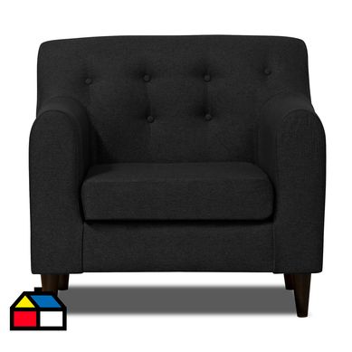Poltrona Dal tela negro