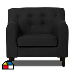 INNOVAMUEBLES - Poltrona 1 cuerpo Dalí 97x87x80 cm Negro