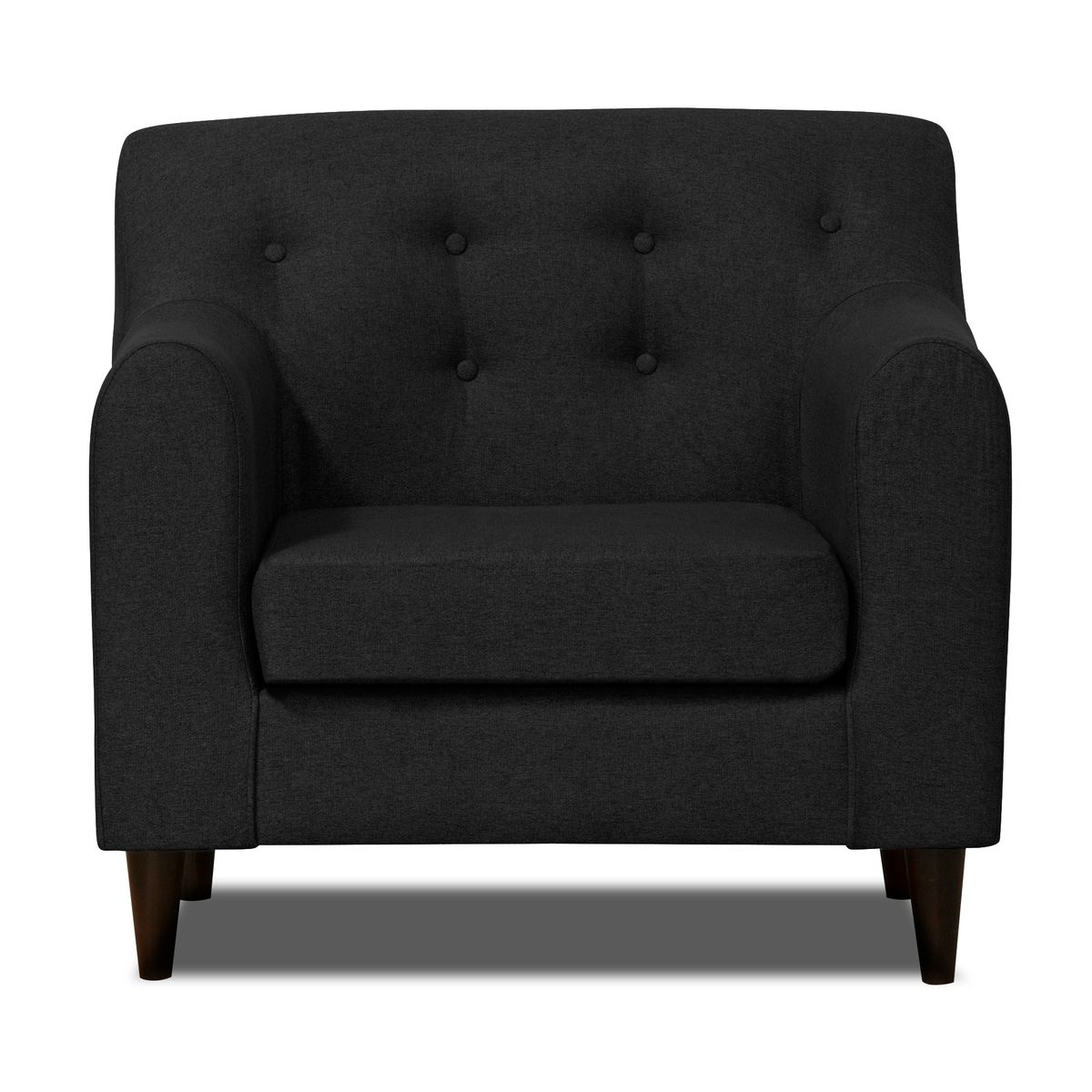 INTERMUEBLES - Poltrona 1 cuerpo Dalí 97x87x80 cm Negro