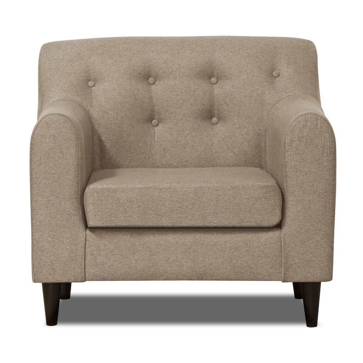 INTERMUEBLES - Poltrona 1 cuerpo Dalí 97x87x80 cm Café