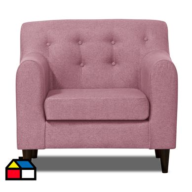 Poltrona Dal tela rosa