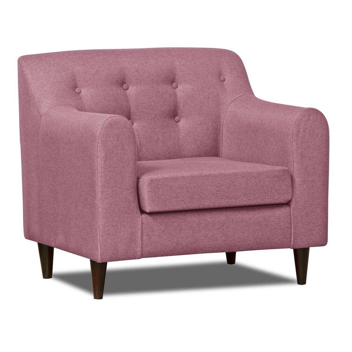 INTERMUEBLES - Poltrona 1 cuerpo Dalí 97x87x80 cm Rosado