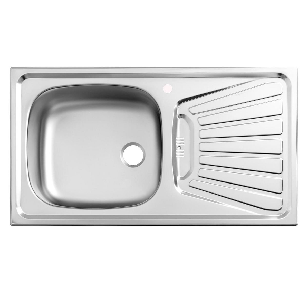 TEKA - Kit de caja, incluye lavaplatos 1C 1E DER + Grifo Lavaplatos alto