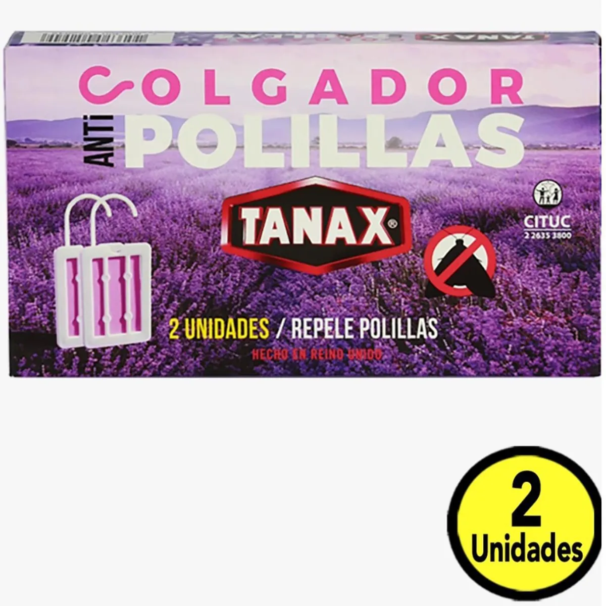 TANAX - Colgador Antipolilla Tanax 2 Un