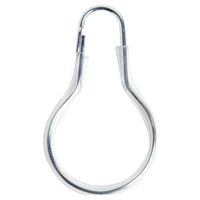 Set de ganchos para cortina de baño 12 unidades gris