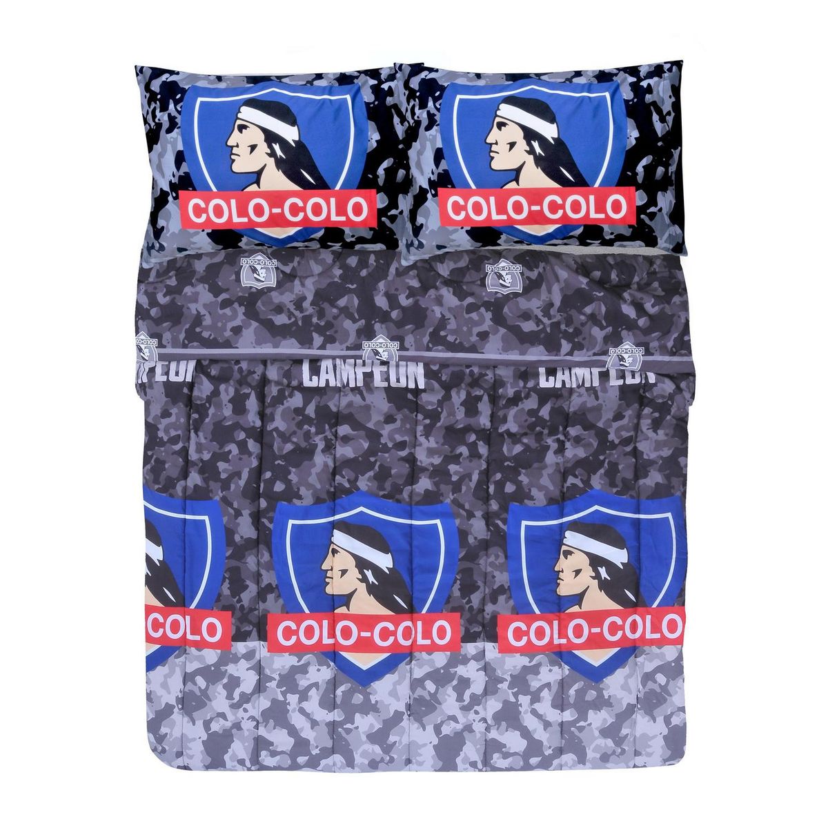 COLO COLO - Plumón 1.5 plazas Colo-Colo Multicolor