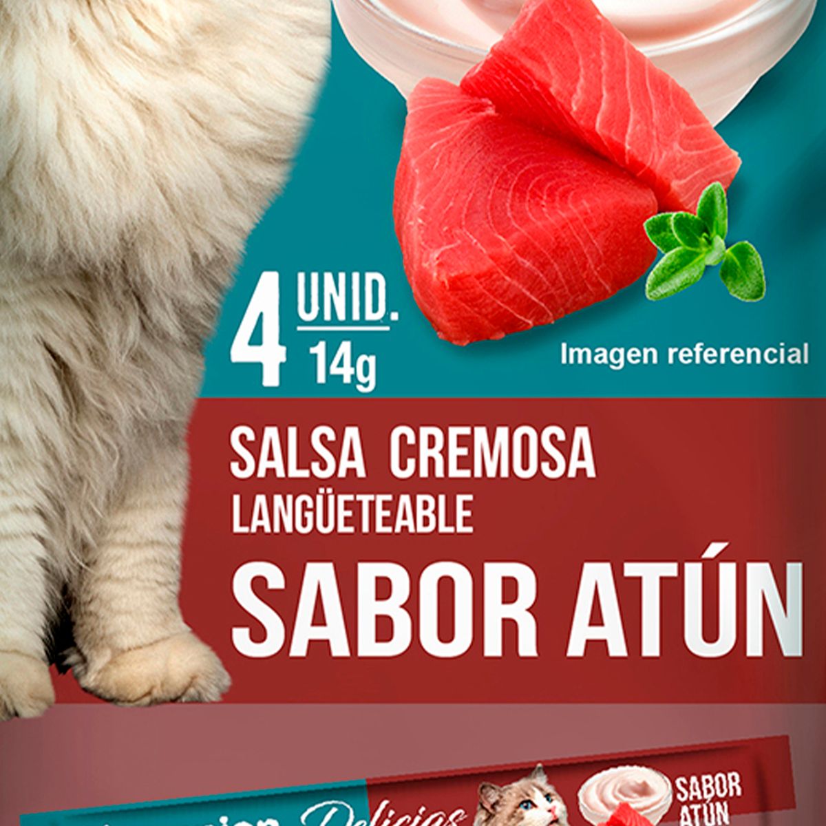 CHAMPION CAT - Snack delcias atún 56 gr