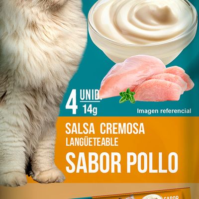 Imagen 2 del producto Snack Delicias para Gato Adulto Pollo 0.056 kg