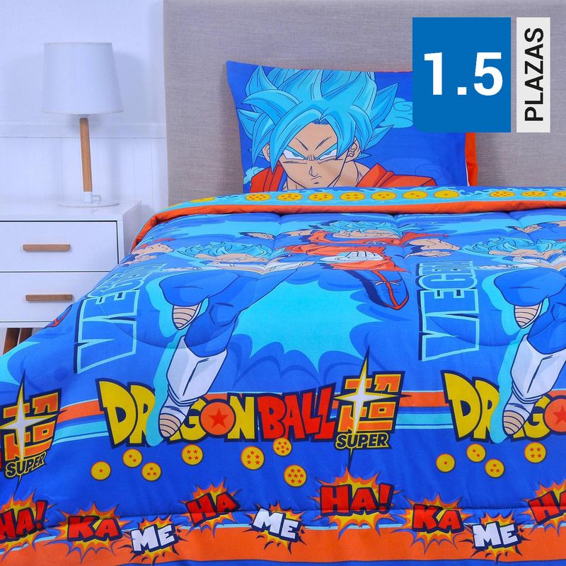 TOEI ANIMATION - Plumón 1.5 plazas Dragon Ball Z Multicolor