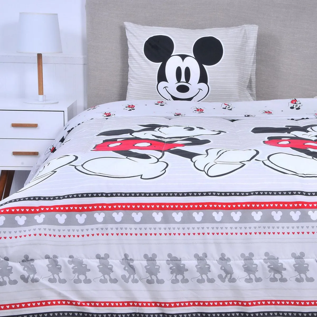 DISNEY - Plumón 1.5 plazas Mickey Multicolor