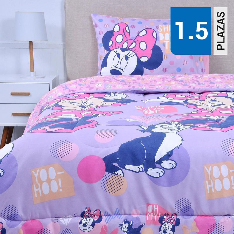 DISNEY - Plumón 1.5 plazas Minnie shine Multicolor