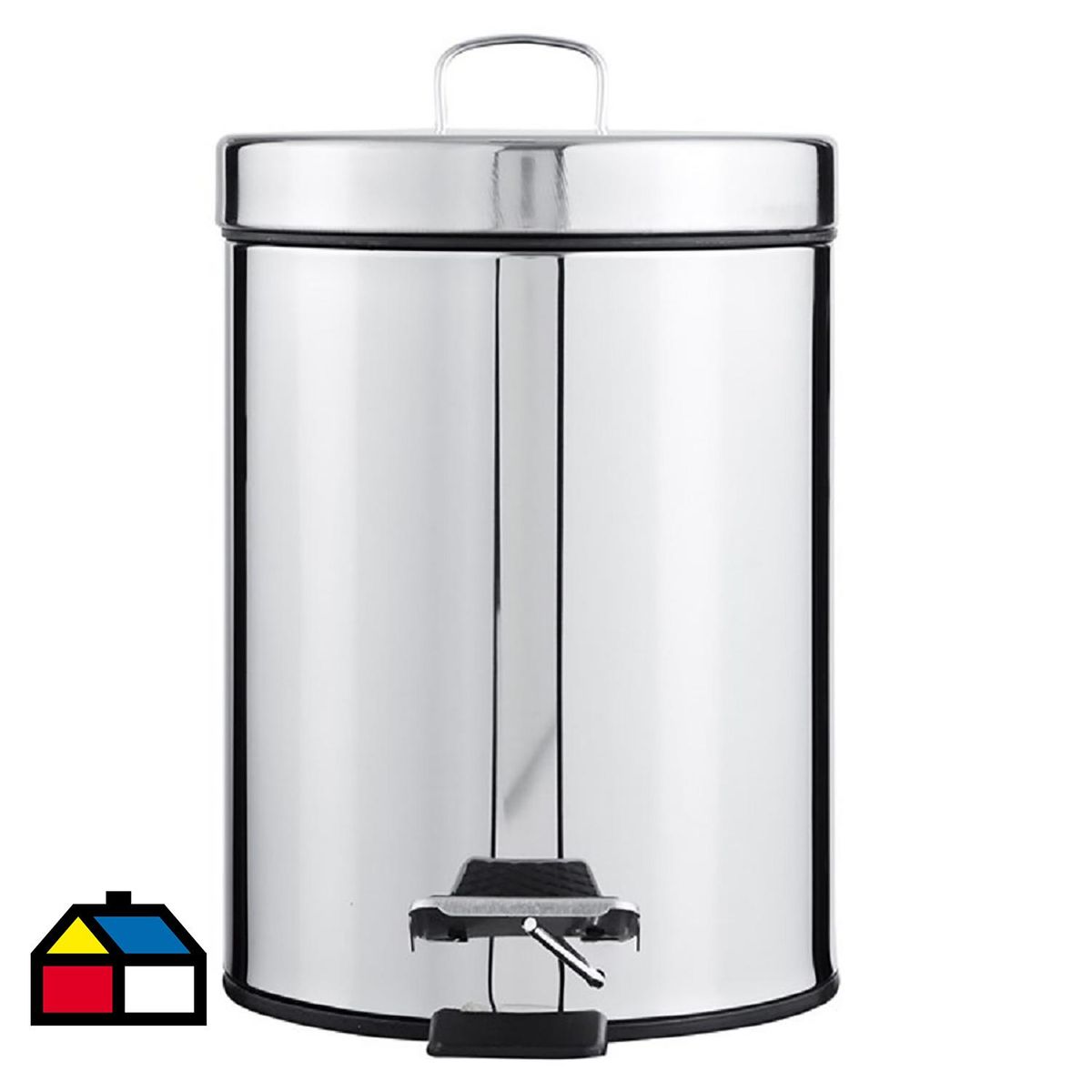 DAY - Basurero 5 Litros Acero Inoxidable Blanco