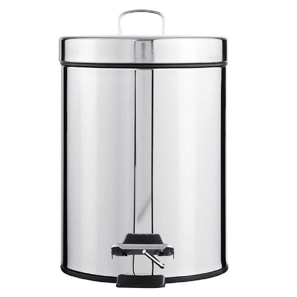 DAY - Basurero 5 Litros Acero Inoxidable Blanco