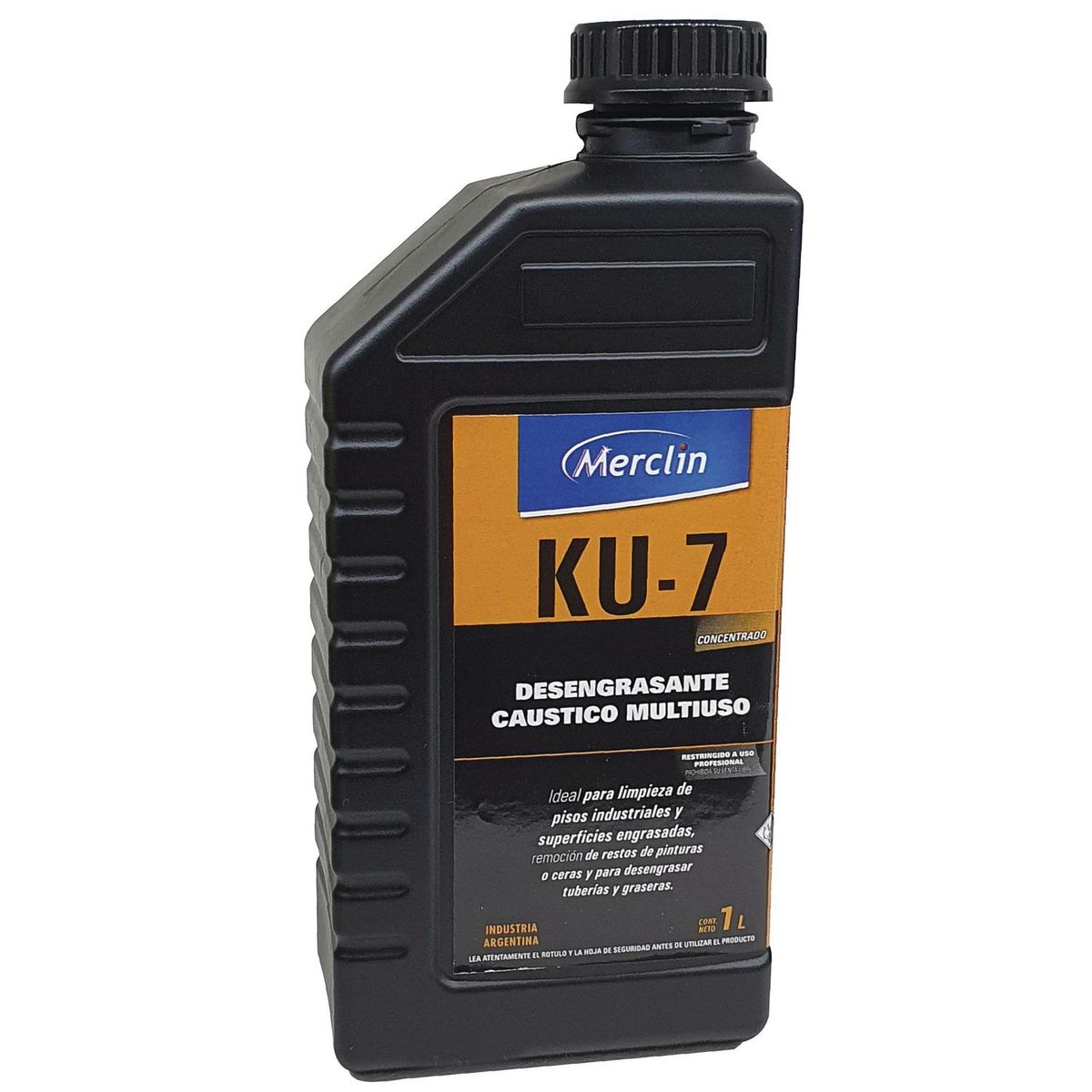 MERCLIN - Desengrasante Cáustico Multiuso Merclin Profesional 1 Litro