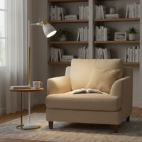 Lámpara de Pie LZ-BR0742-BD Blanco 23x139 cm