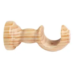 JUST HOME COLLECTION - Soporte para barra de cortina 28 mm natural