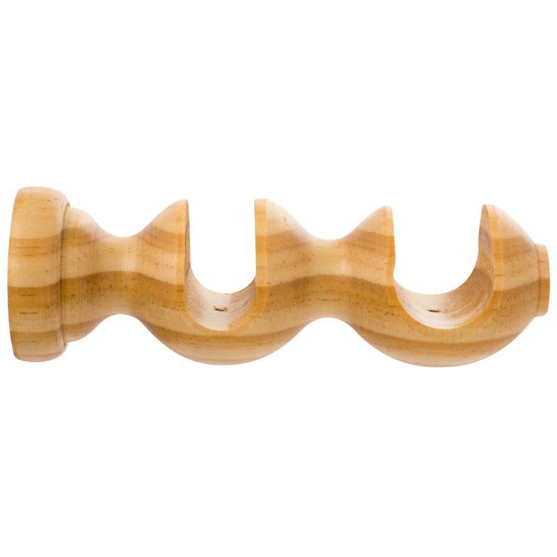 JUST HOME COLLECTION - Soporte para barra de cortina 19 mm natural