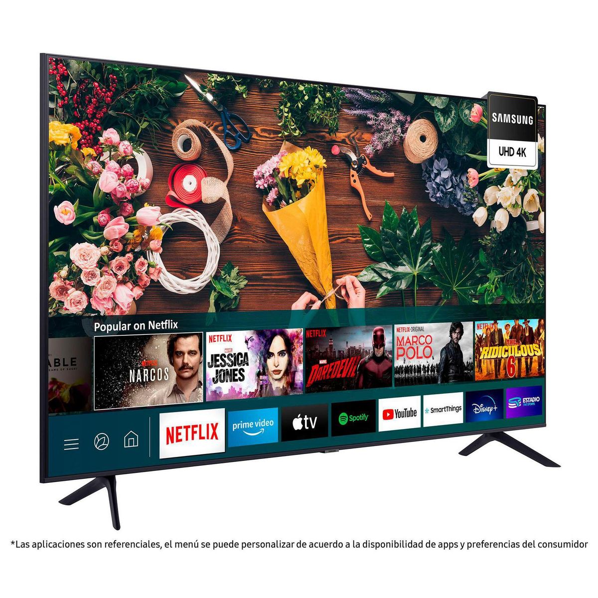 SAMSUNG - Smart TV LED 50 " Ultra HD UN50AU7090GXZS 