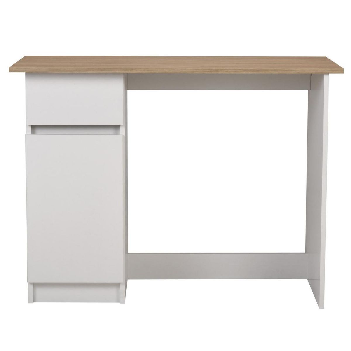 CIC - Escritorio New 100x50x80 cm blanco olmo alpino