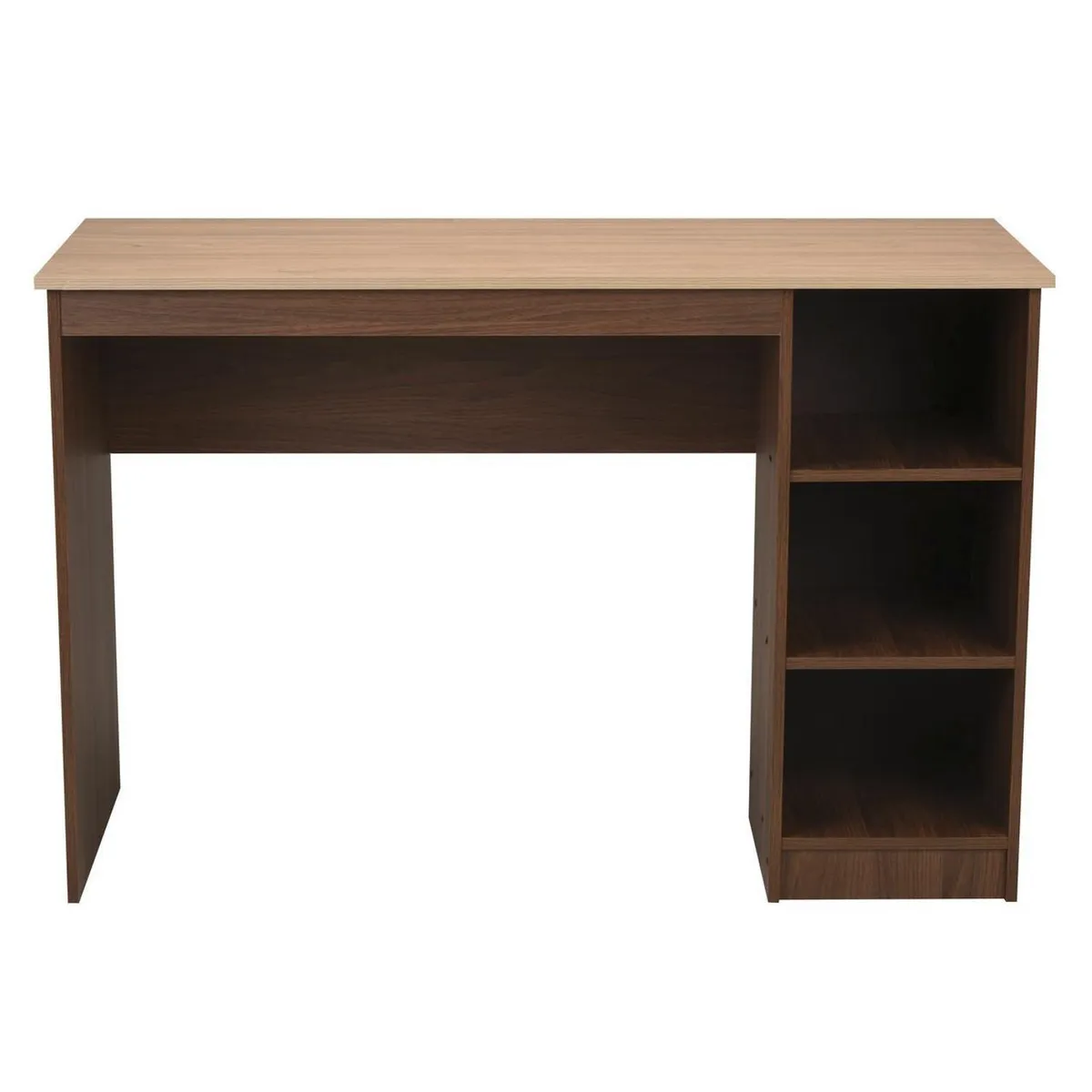 CIC - Escritorio 2 repisas 123x53x80 cm nogal amazonico- olmo alpino