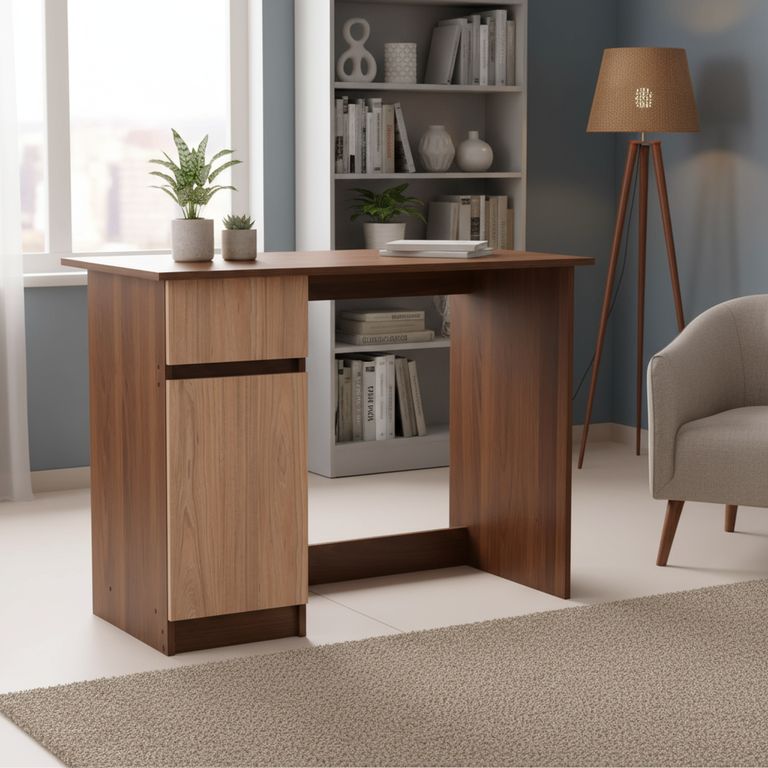 CIC Escritorio New 100x50x80 cm nogal amazonico olmo alpino