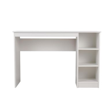 Escritorio 2 repisas 123x53x80 cm blanco