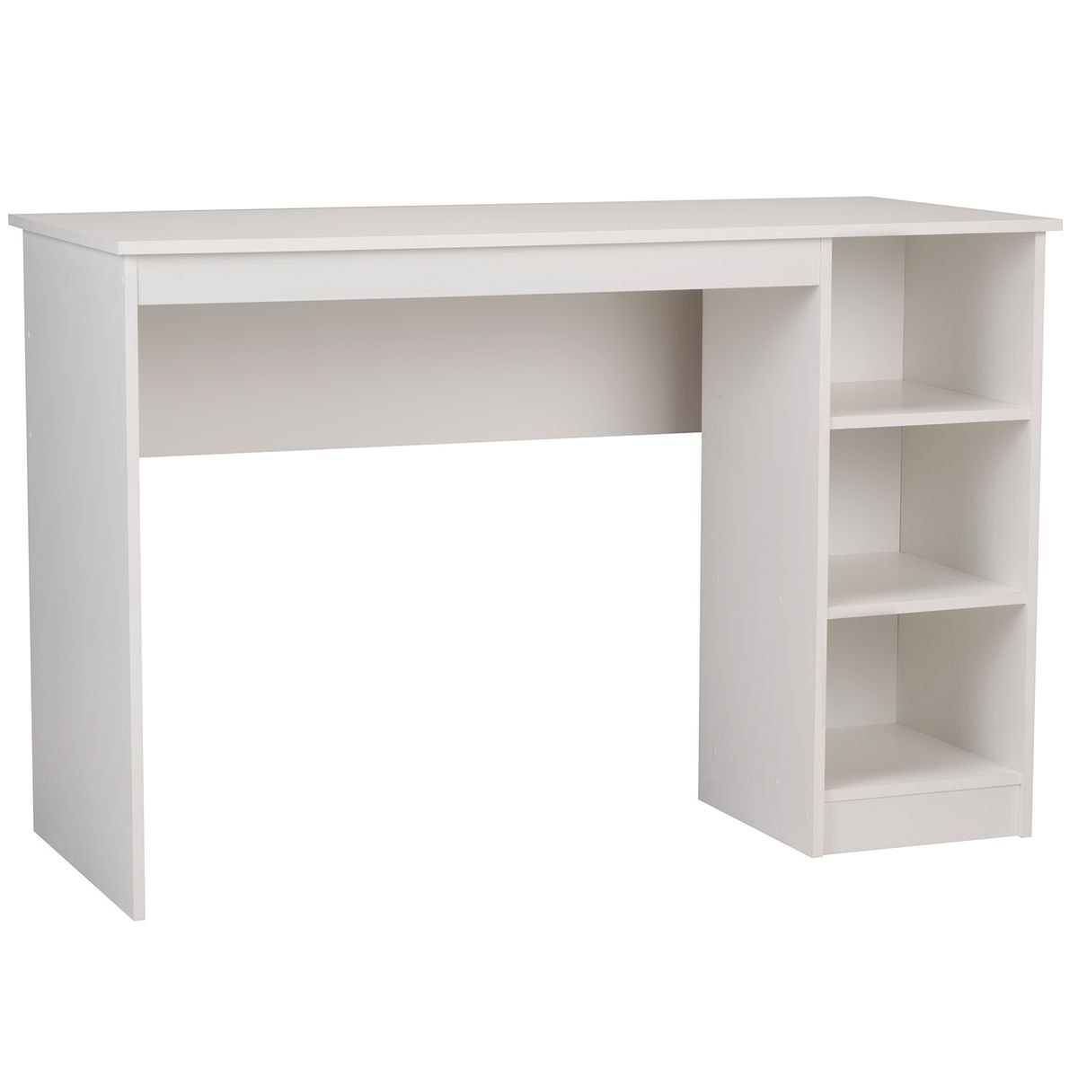 CIC - Escritorio 2 repisas 123x53x80 cm blanco