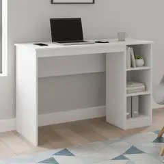 CIC - Escritorio 2 repisas 123x53x80 cm blanco