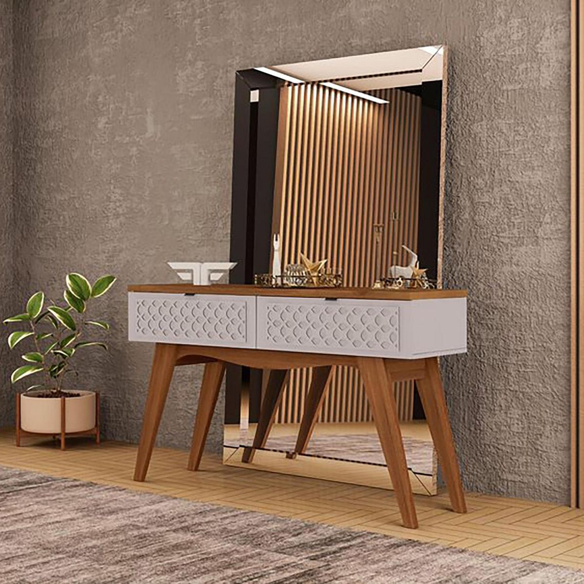 EXIT - Mesa de arrimo color matte / blanco