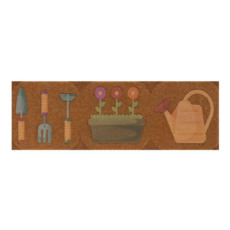 Limpiapies 25x75 cm Polipropileno Cafe