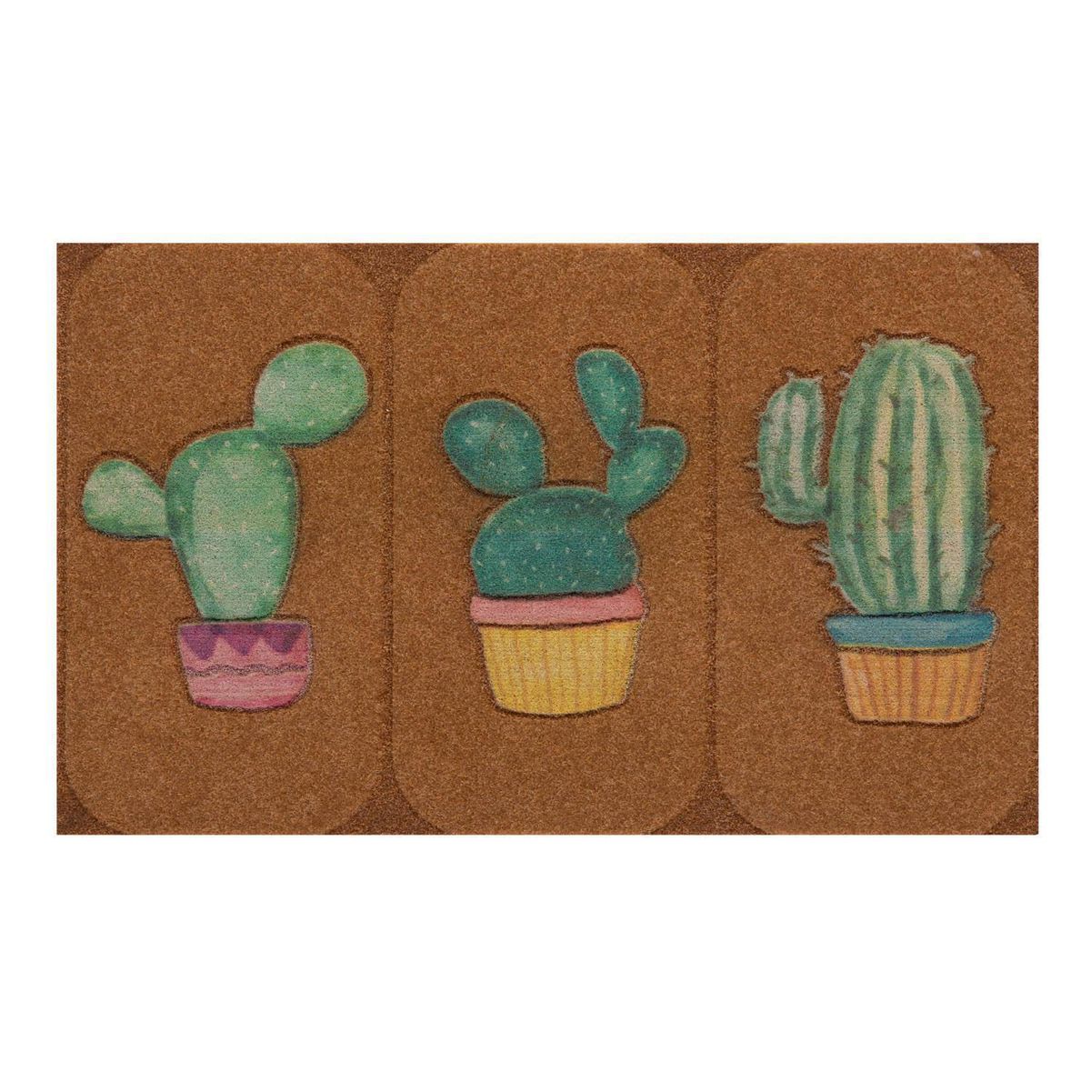 DIB - Limpiapiés coco look 45x75 cm cactus