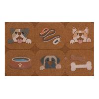Limpiapiés coco look 45x75 cm perros