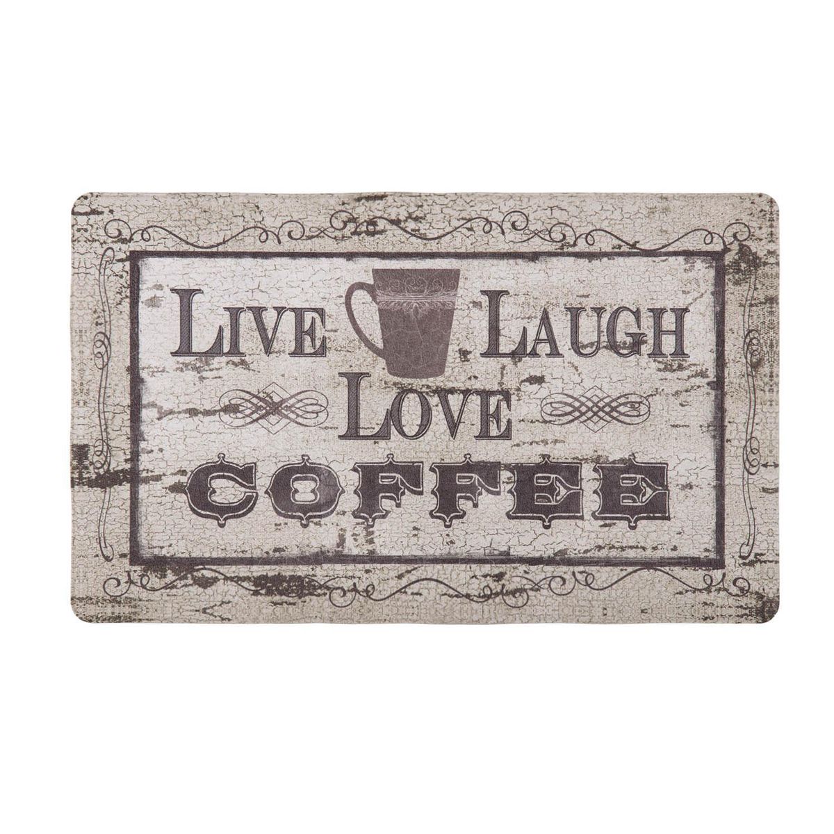 DIB - Limpiapiés Cocina Coffee 45x75 cm Polipropileno Crema