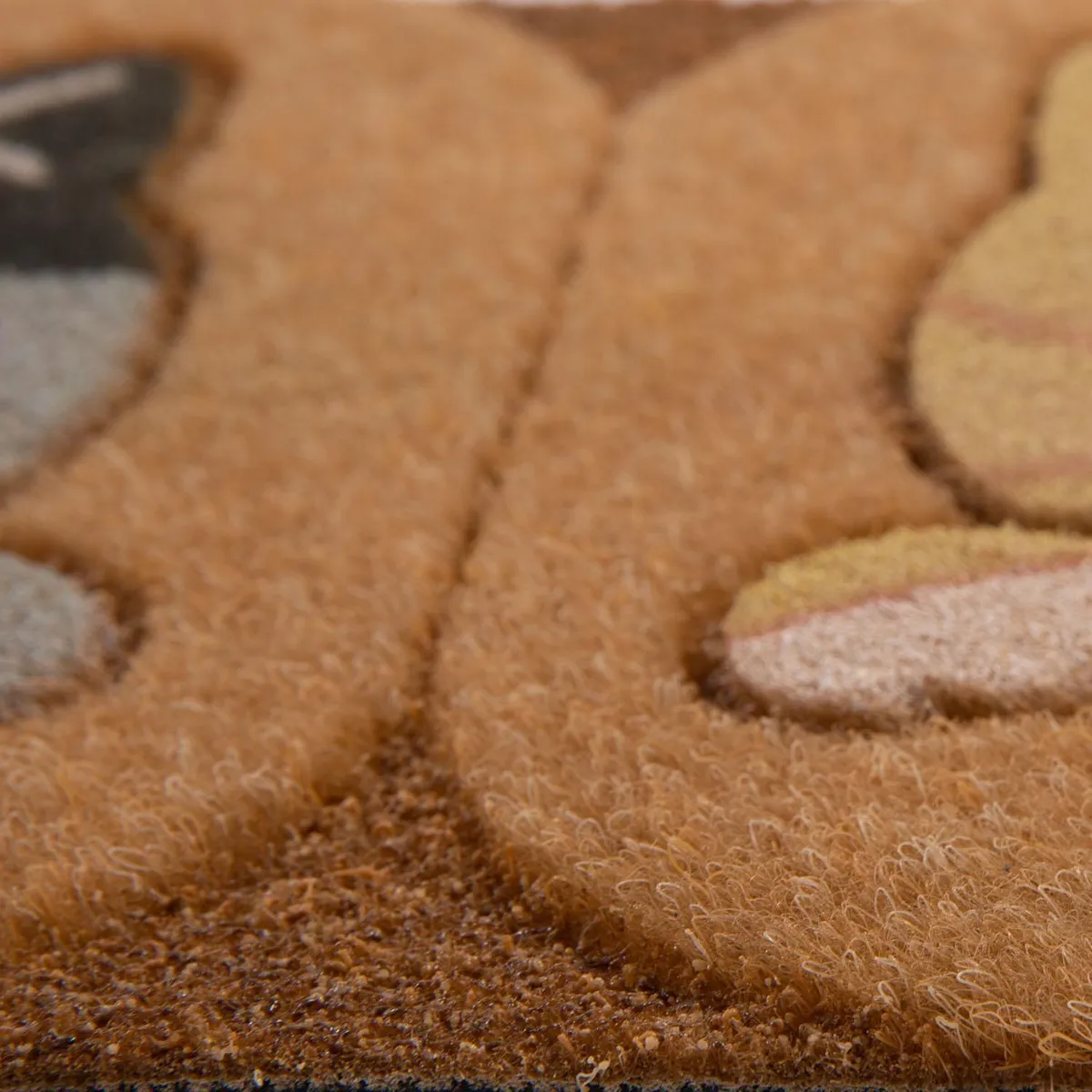 DIB - Limpiapiés Coco Look Gatos 25x75 cm Polipropileno Café