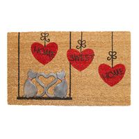 Limpiapies Coco Rubber Design 45x75 cm Polipropileno Café