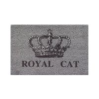 Limpiapies Comfort Pets Corona Gato 60x40 cm Polipropileno Gris