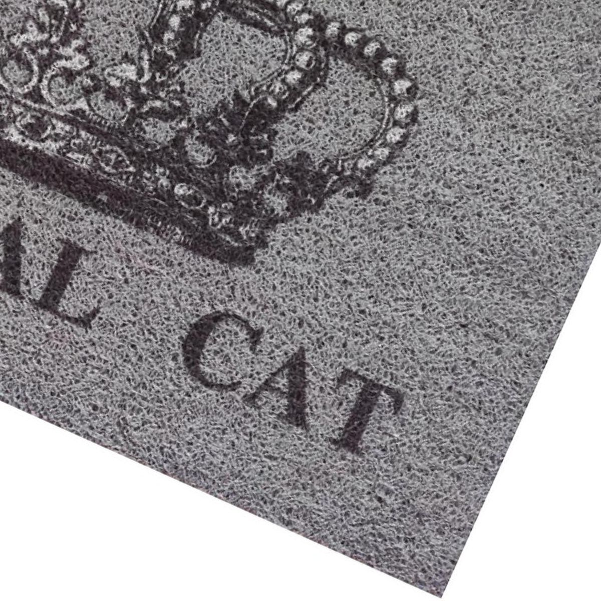 DIB - Limpiapiés Comfort Pets Corona Gato 60x40 cm Polipropileno Gris