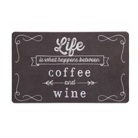 Limpiapies Coffee 45x75 cm Polipropileno Negro