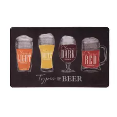 DIB - Limpiapiés Cocina Cerveza 45x75 cm Negro