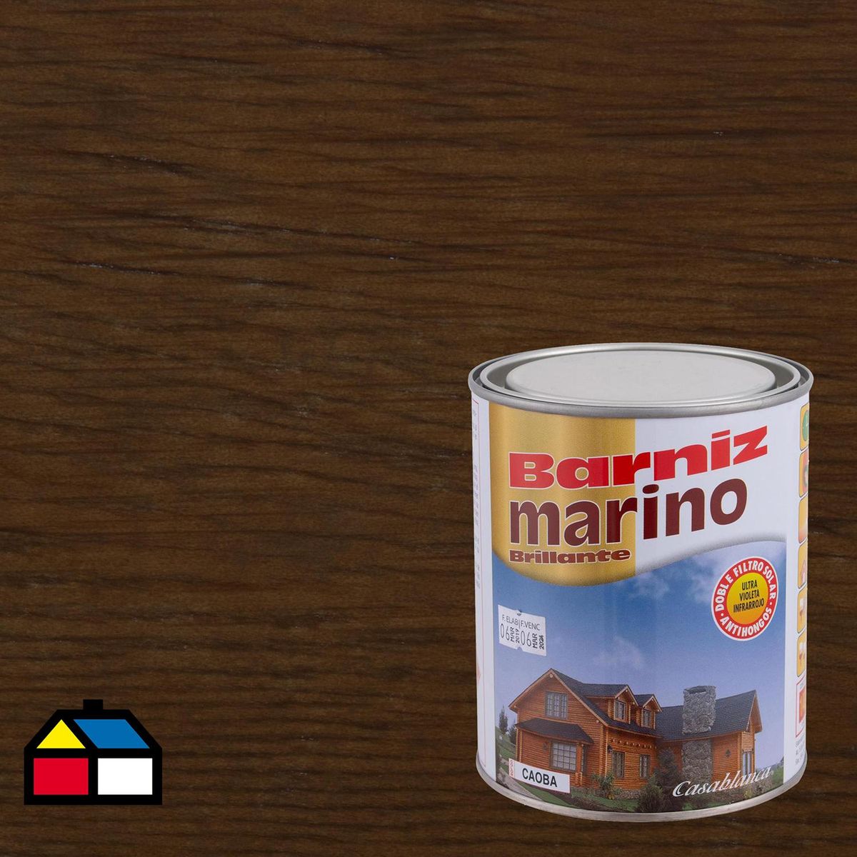 DYNAL - Barniz Marino Brillante 0.25 galón(es) Caoba