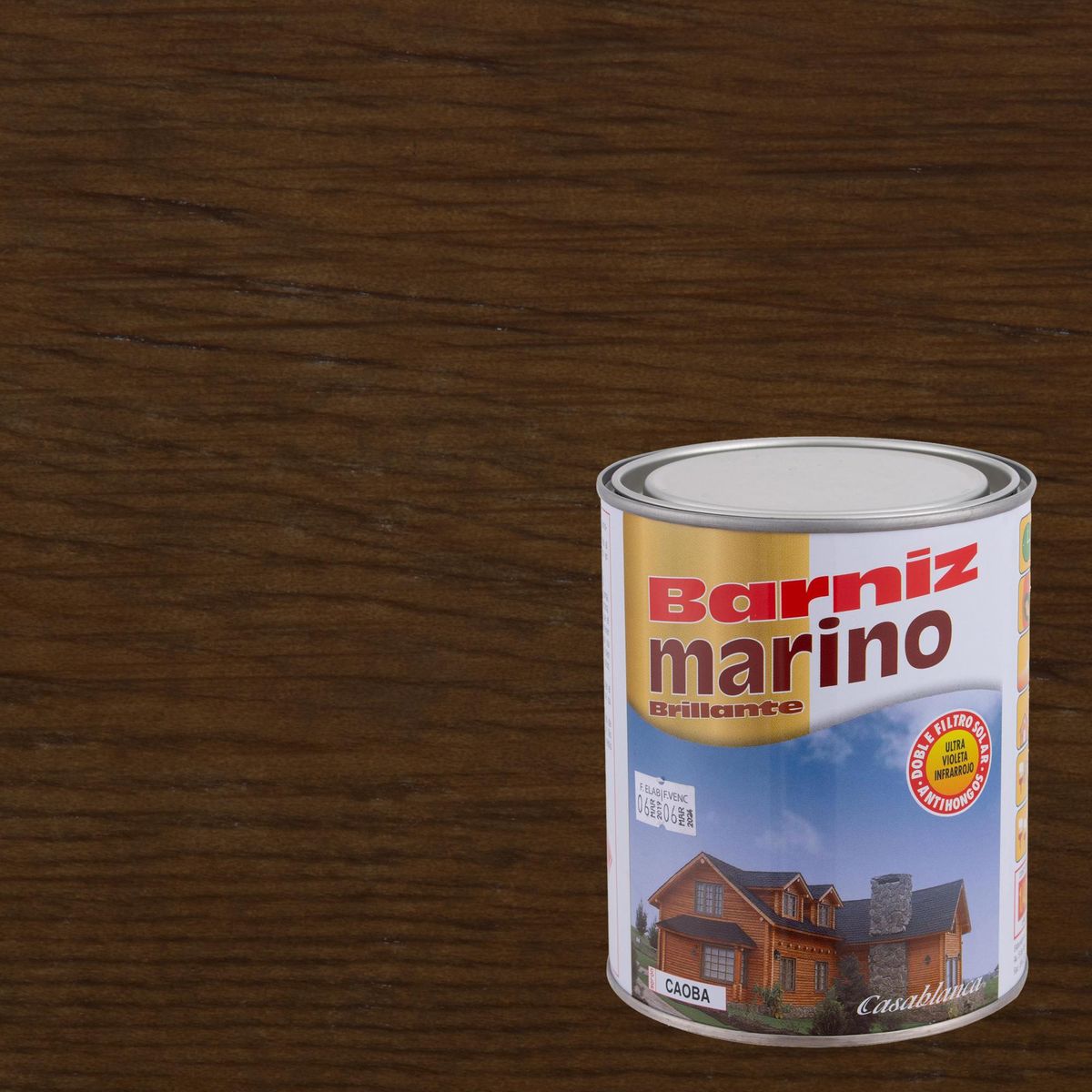 DYNAL - Barniz Marino Brillante 0.25 galón(es) Caoba