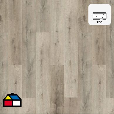 Piso Vinilico SPC 1220x228x5.2/0.3mm + Bisel (manta acstica)