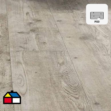 Piso laminado 8mm 1286x194x8 mm/ AC4, 4v (Isowaxx)
