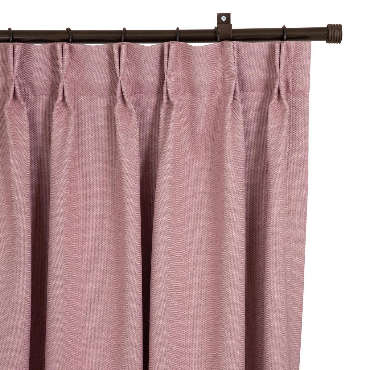 SERVICIOS HOGAR - Cortina de Tela Sunout Color SO Palo de Rosa  con 3 Pinzas. Con Instalación y Barra Incluida, Medida de Ventana Ancho entre 100 cm a 200 cm Alto 321 cm a 500