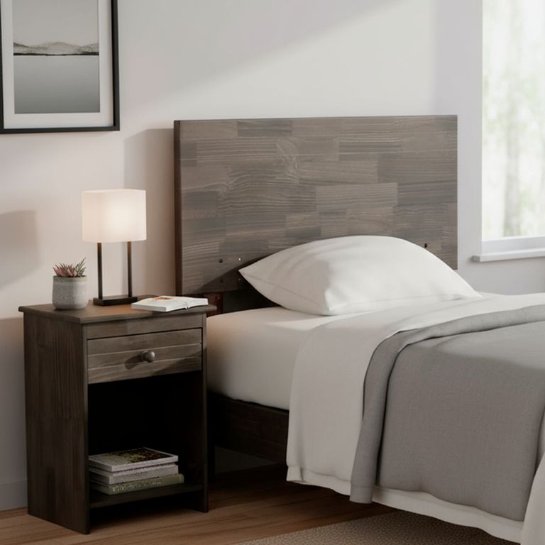 ROSEN Respaldo 1.5 Plazas + Velador Tabor