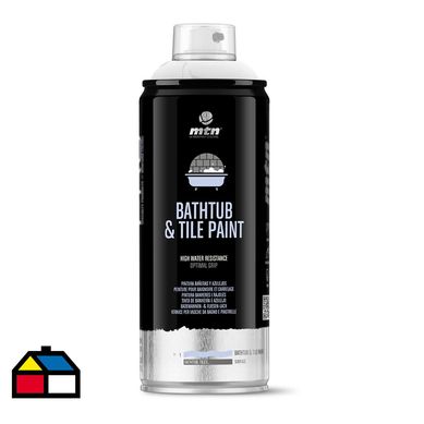 Pintura para Baeras y Azulejos en Spray Mate Blanco 400ml