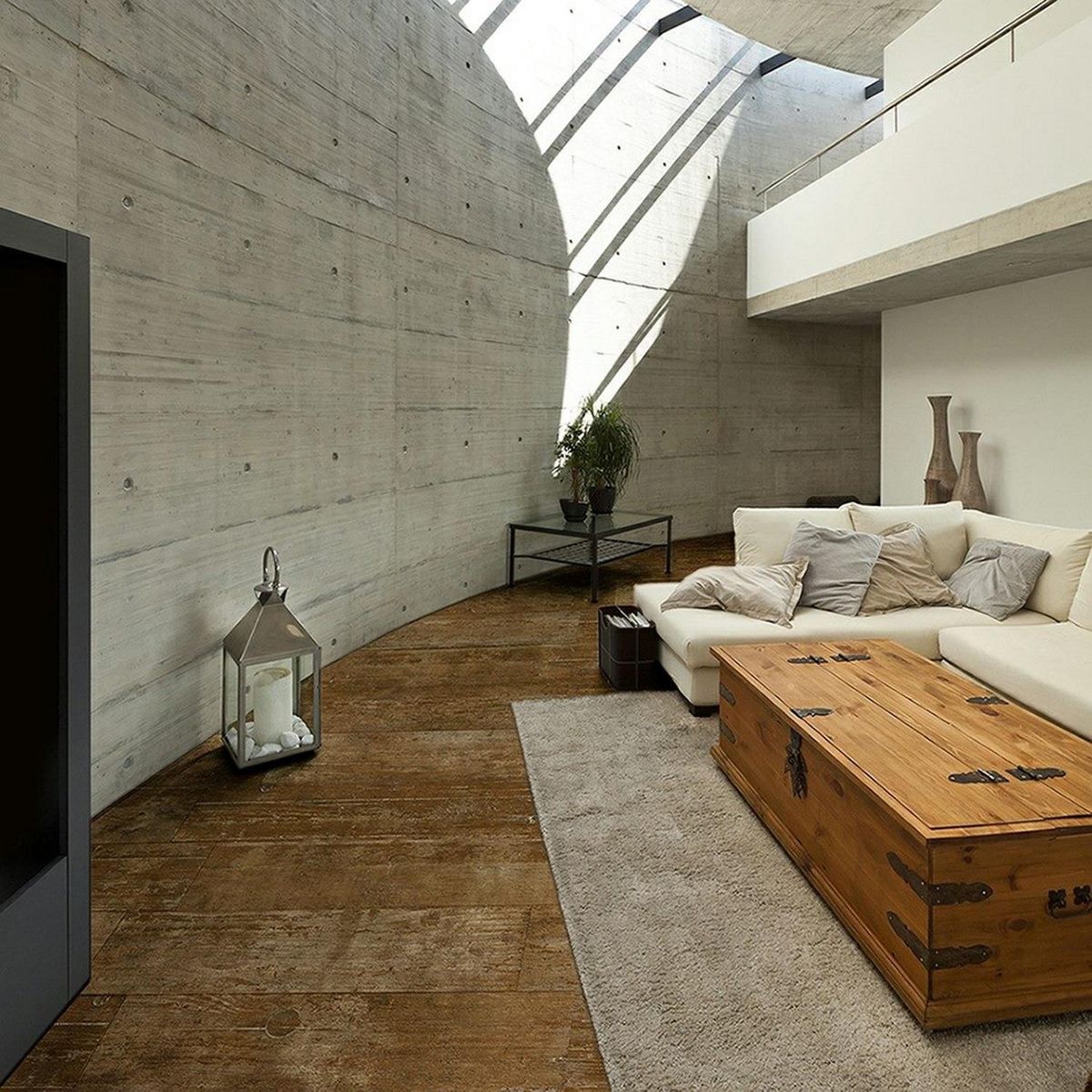 IDEPAL - Porcelanato 20.2x86.5 cm Barril Café 1.4 m2