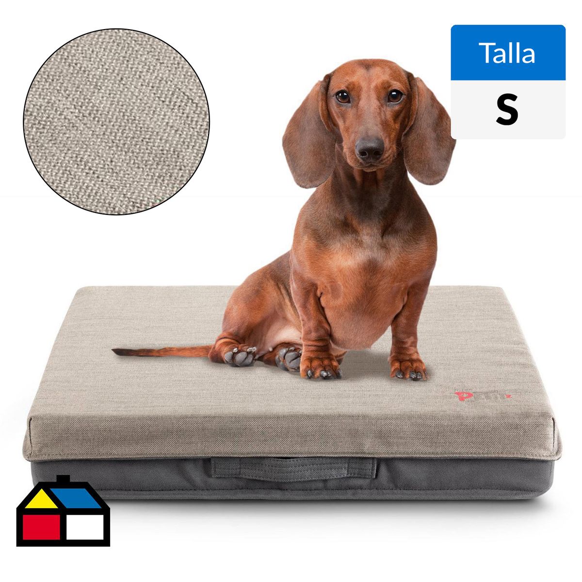 ROSEN - Cama Talla S para Perro 10x55x65 cm Taupe