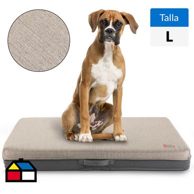 Cama mascota nuby taupe tamao L
