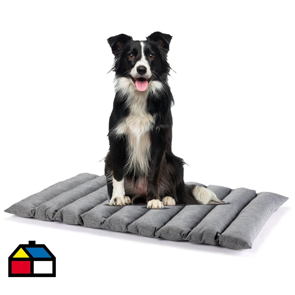 ROSEN - Cama para Perro 5x66x109 cm Gris